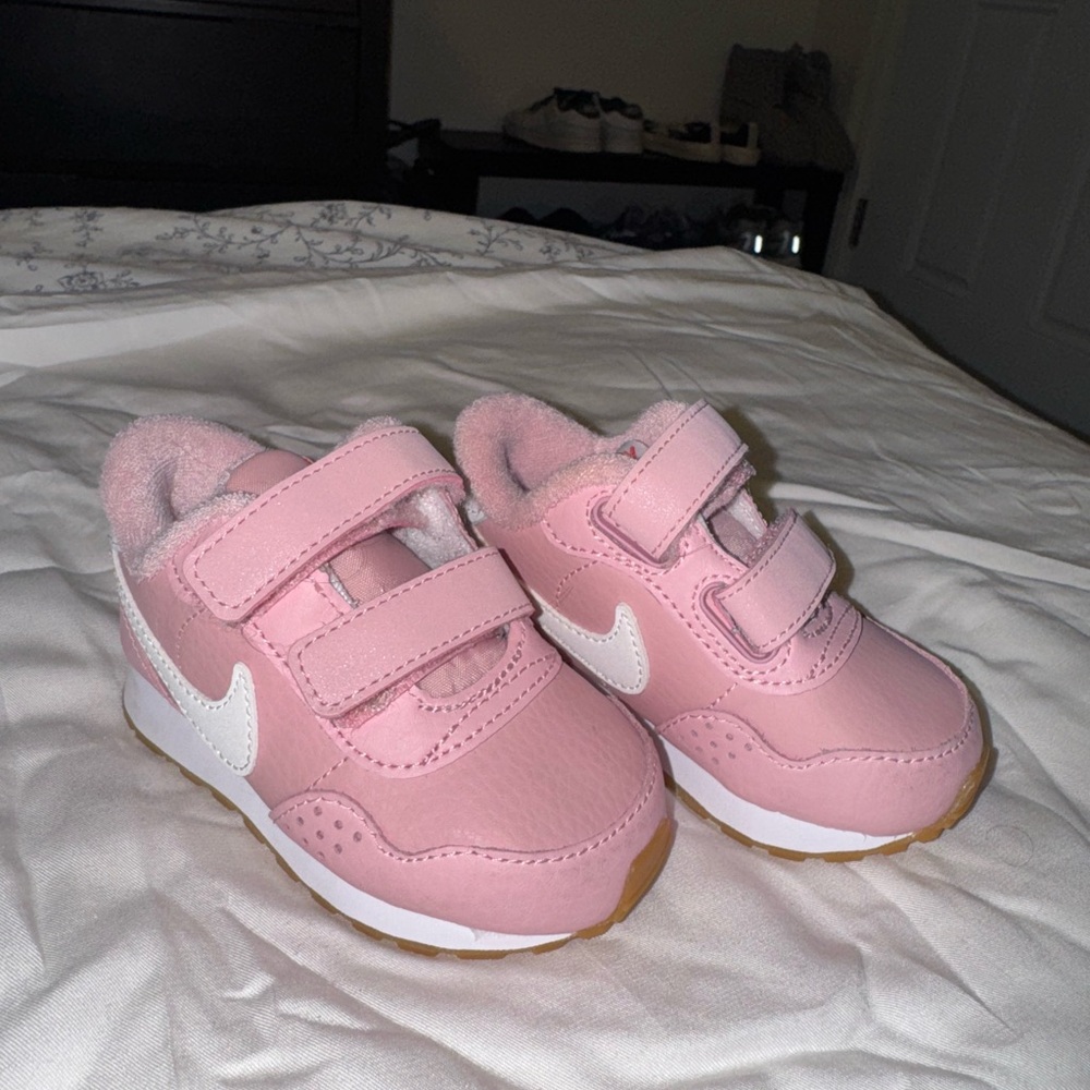 Nike Pink and White Sneakers for Everyday Style